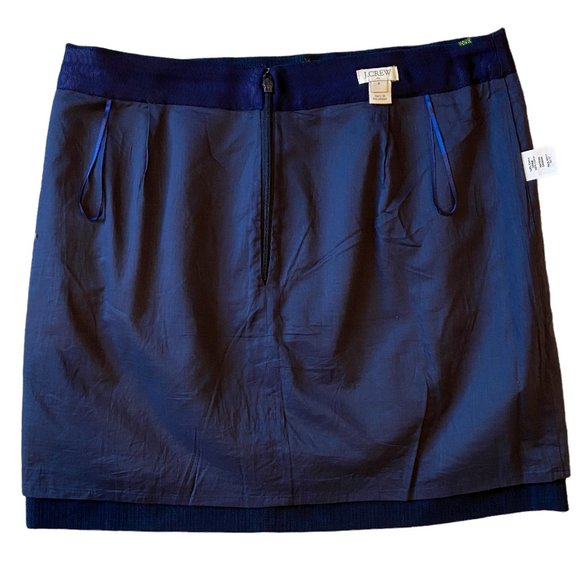 J. Crew Women's Pineapple Printed Basketweave Preppy Academia Mini Skirt-size 6 - Picture 9 of 13